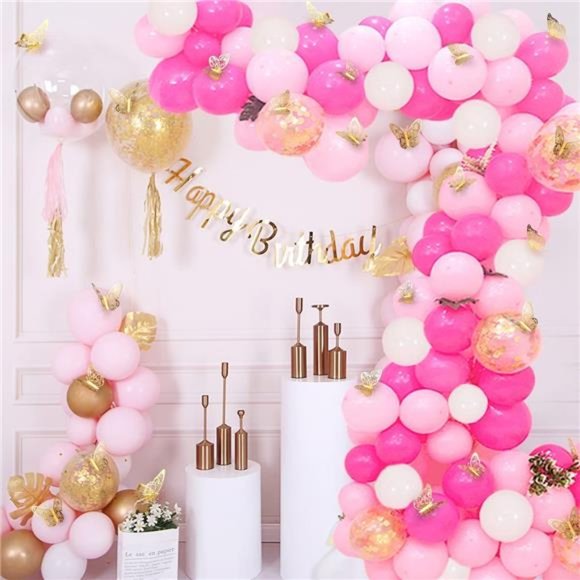 72 Pcs Gold Butterfly Decorations 3D Wall Decor, Butterfly Birthday Party - Picture 6 of 6